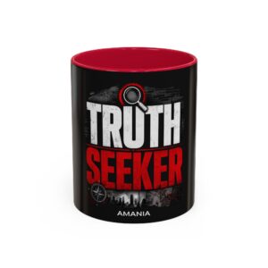 Seek Truth Fear Nothing Multi-Colored Mug – The Truth Seeker Collection (11oz, 15oz)