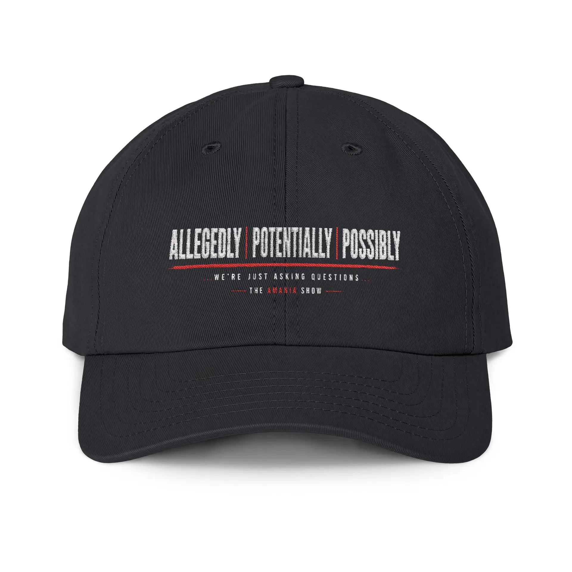 Head Gear — "Allegedly Potentially Possibly" Embroidered Collection Hat (USA-Made)